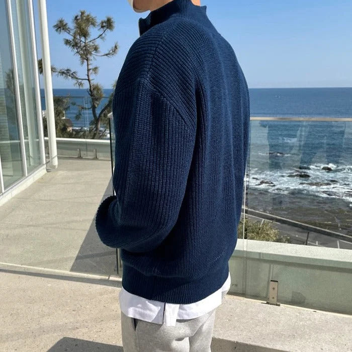 Azenli HALF-ZIP SWEATER