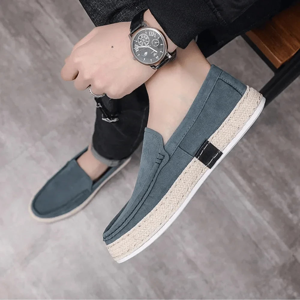 Leather Moccasins for Men Nantes Azenli