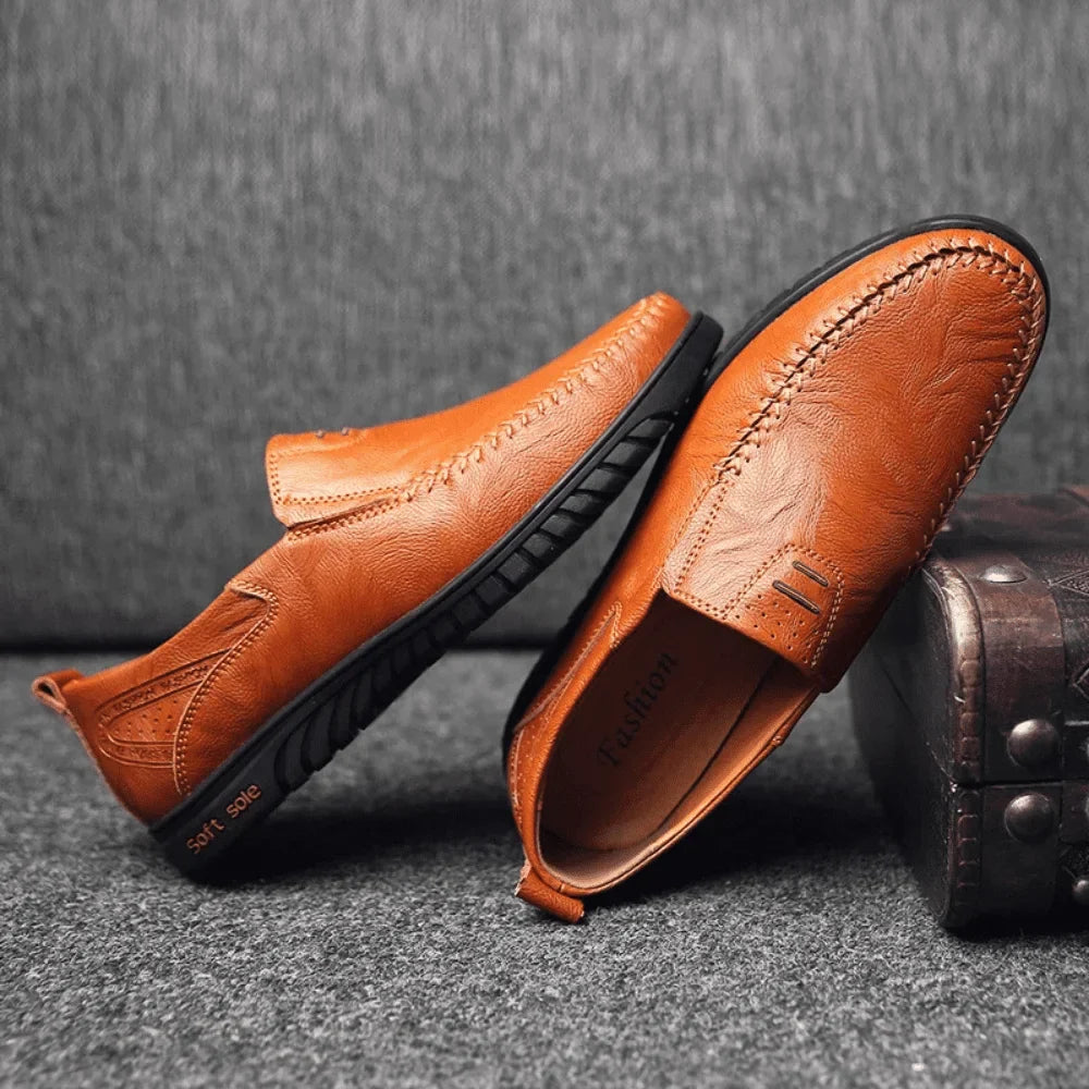Men's Leather Moccasin Pisa Azenli