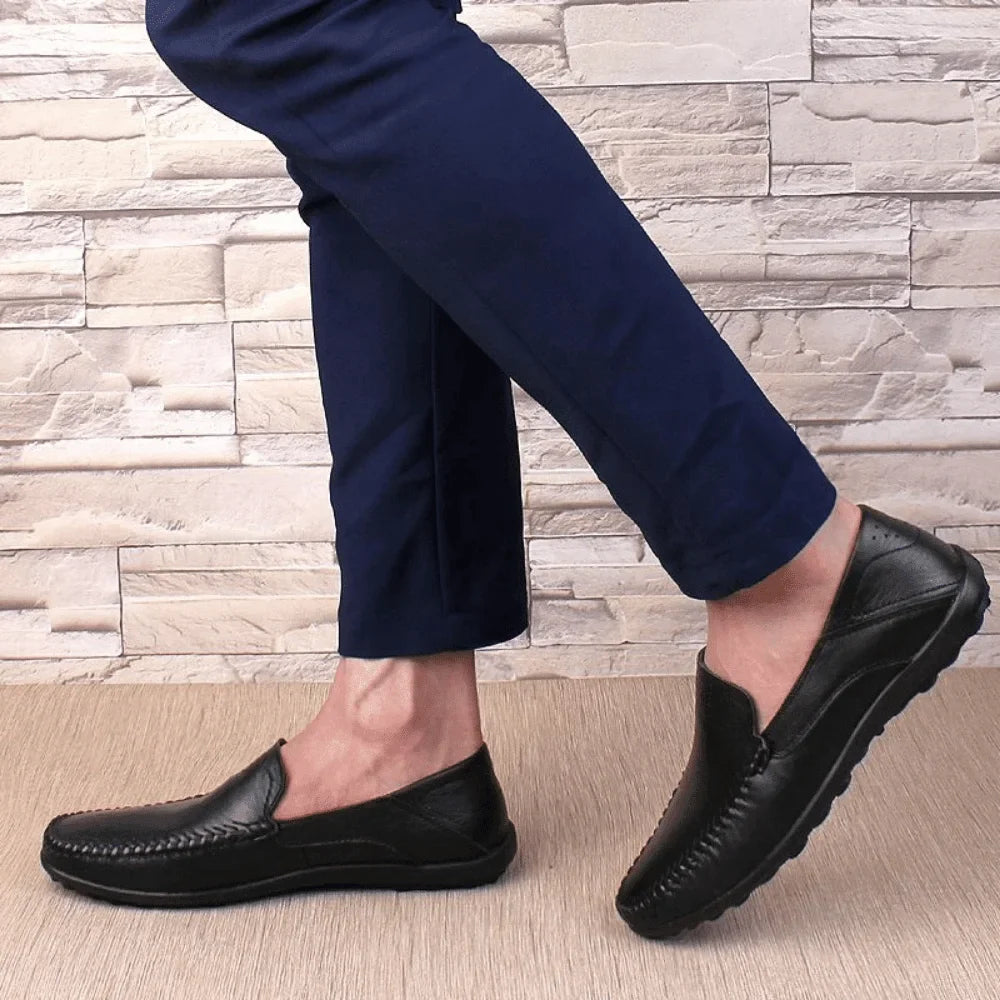 Men's Leather Moccasins Florença Azenli