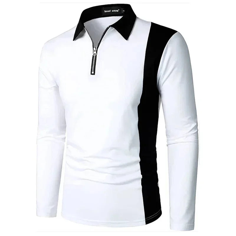 Men's Long Sleeve Polo Shirt Padrony Azenli