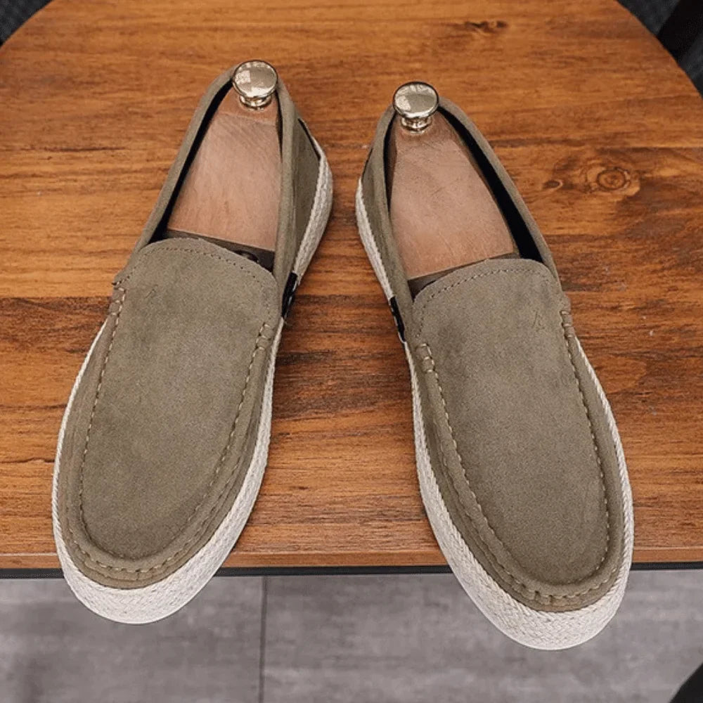 Leather Moccasins for Men Nantes Azenli