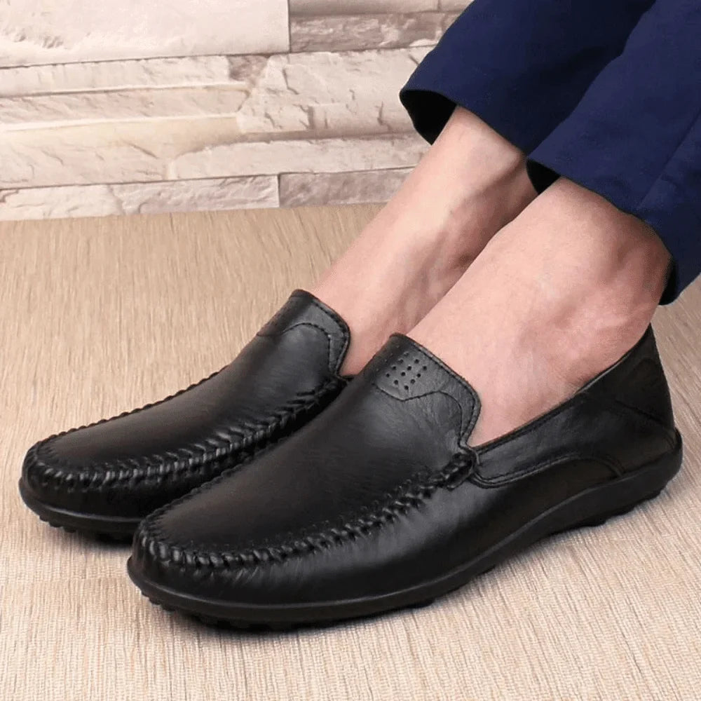 Men's Leather Moccasins Florença Azenli