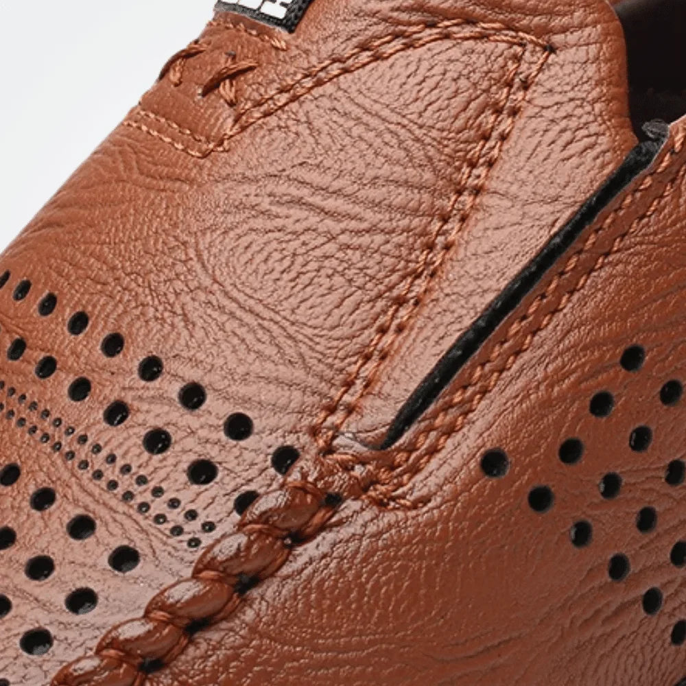 Men's Leather Moccasins Milan Azenli