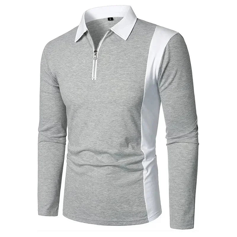 Men's Long Sleeve Polo Shirt Padrony Azenli