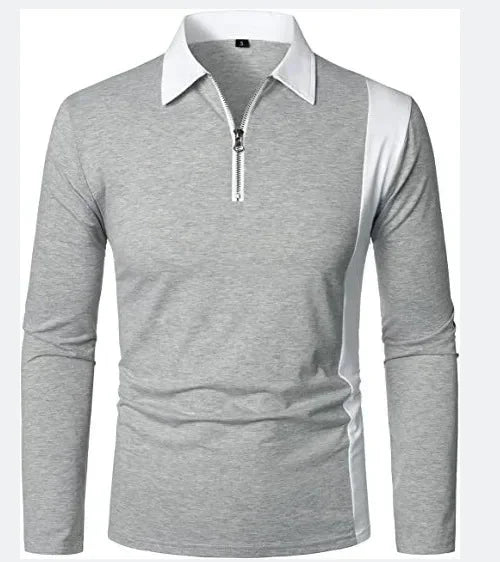 Men's Long Sleeve Polo Shirt Padrony Azenli