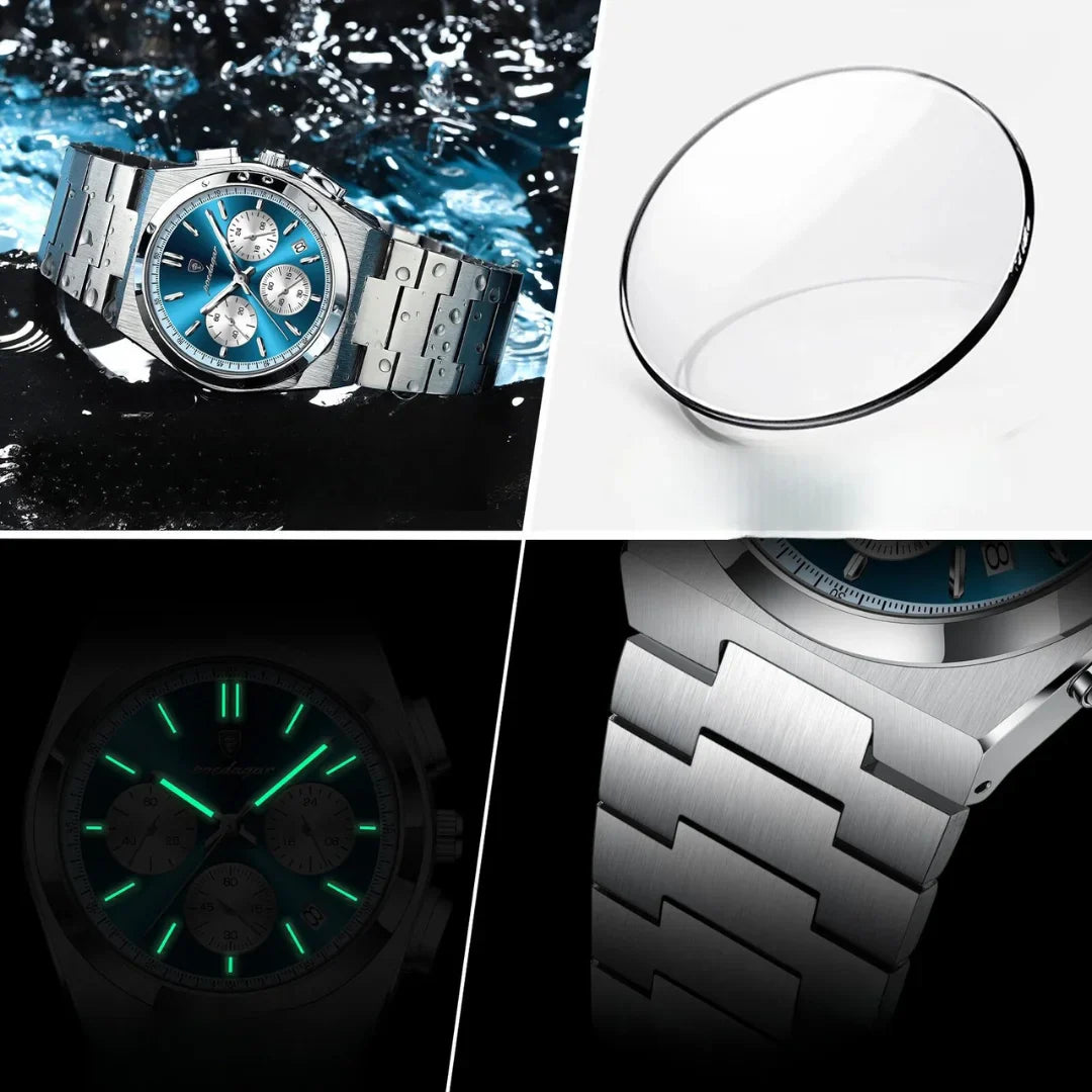 Poedagar Titanium Watch Azenli